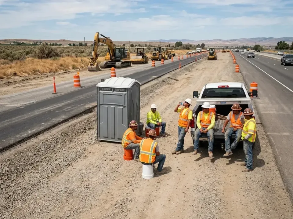 highway-road-construction-crew-007 — frequently asked questions, Porta Potty and Restroom Rentals in Woodbridge, VA